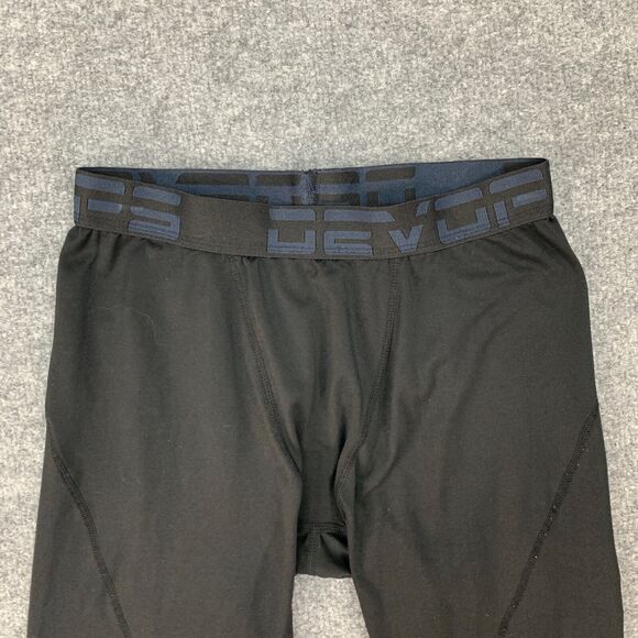 Devops Tights Mens M Medium Black Elastic Waist Fitted Base Layer Stretch - Picture 3 of 10